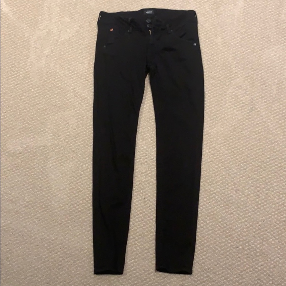 Hudson Black Ankle Skinny Jeans